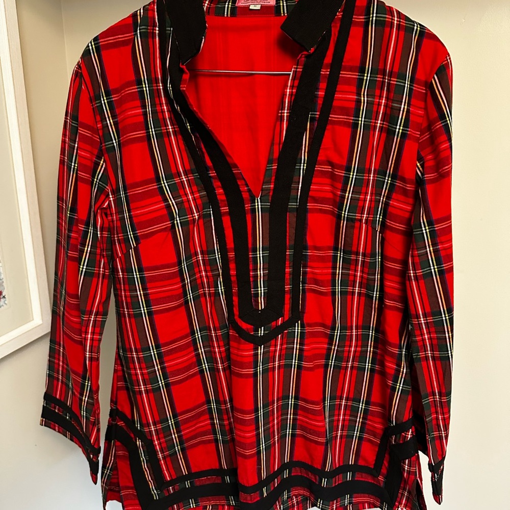 Castaway Red and Black Plaid Shirt
